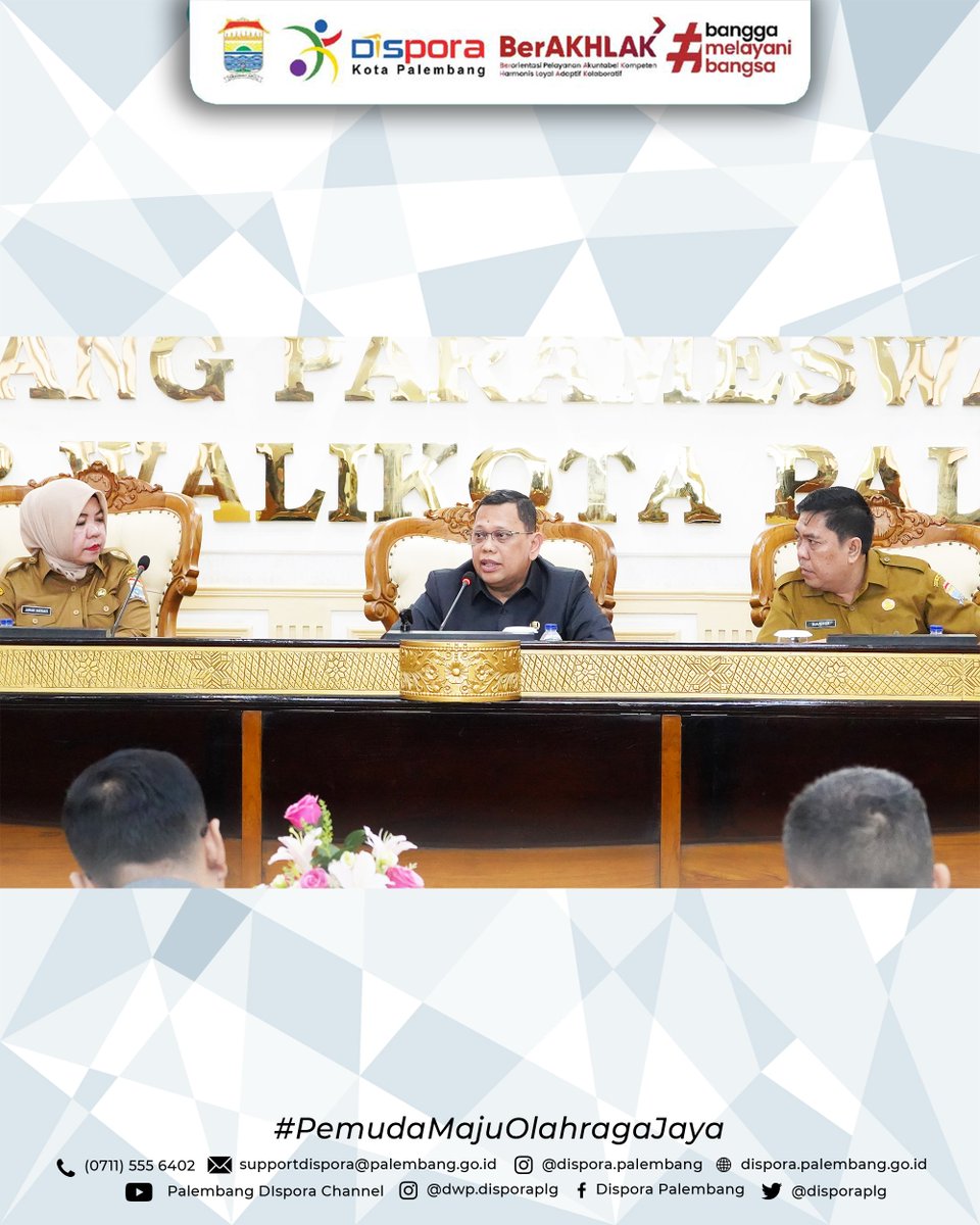 disporaplg's tweet photo. Rapat Koordinasi terkait Kendaraan Dinas.

16 Juli 2024 | Ruang Parameswara Setda Kota Palembang

#DisporaKotaPalembang
#PemudaMajuOlahragaJaya https://t.co/OCbX4yXMqo