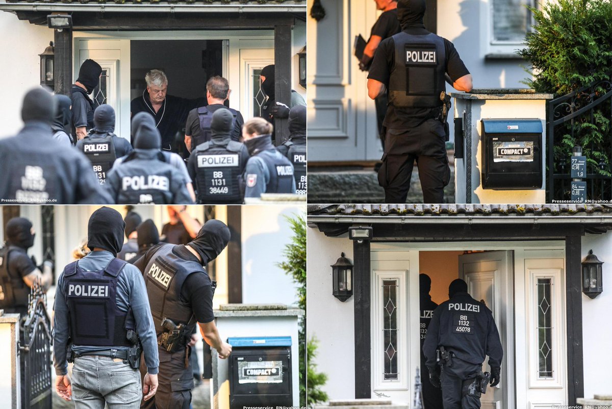 PresseserviceRN's tweet image. (1/x) Compact wurde heute verboten.
Die Polizei führt momentan Maßnahmen gegen das extrem rechte Medium durch.
In #Falkensee ist zum Beispiel das Anwesen von Chefredakteur #JürgenElsässer betroffen. #b1607
Fotos:
flickr.com/photos/presses…