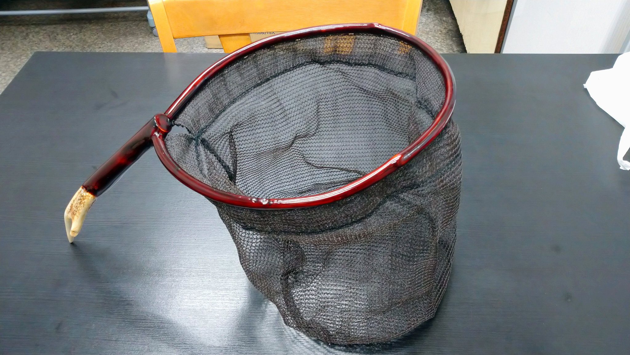 アマゴ　渓流　タモ工房 チタン受けタモ　ハンドメイド新品未使用 アマゴ渓流タモ工房 チタン受けタモハンドメイド新品未使用
