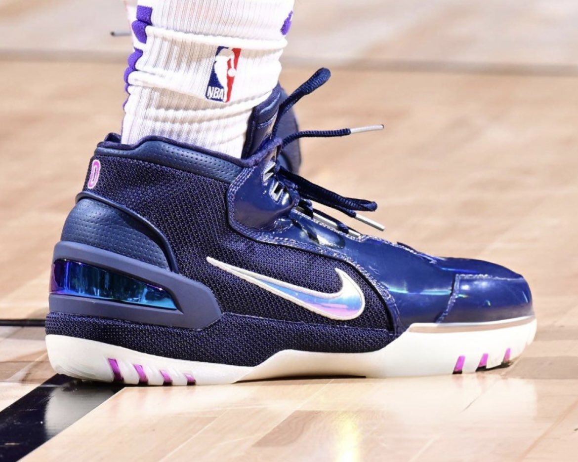 what shoes does bronny wear