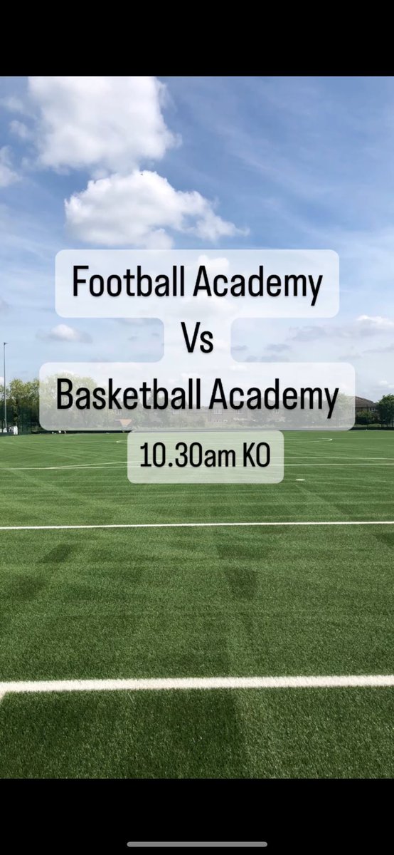 MrsLHarrop's tweet photo. The biggest football match of the summer finally kicks off today @Bedford_Academy Sixth Form ⚽️🏀

Who’s going to take the win? 
@heartacadtrust @Bed_AcadPE @bedfordthunder 

#sportacademy #sixthform #football #basketball #post16choices https://t.co/chTgJ44cN0