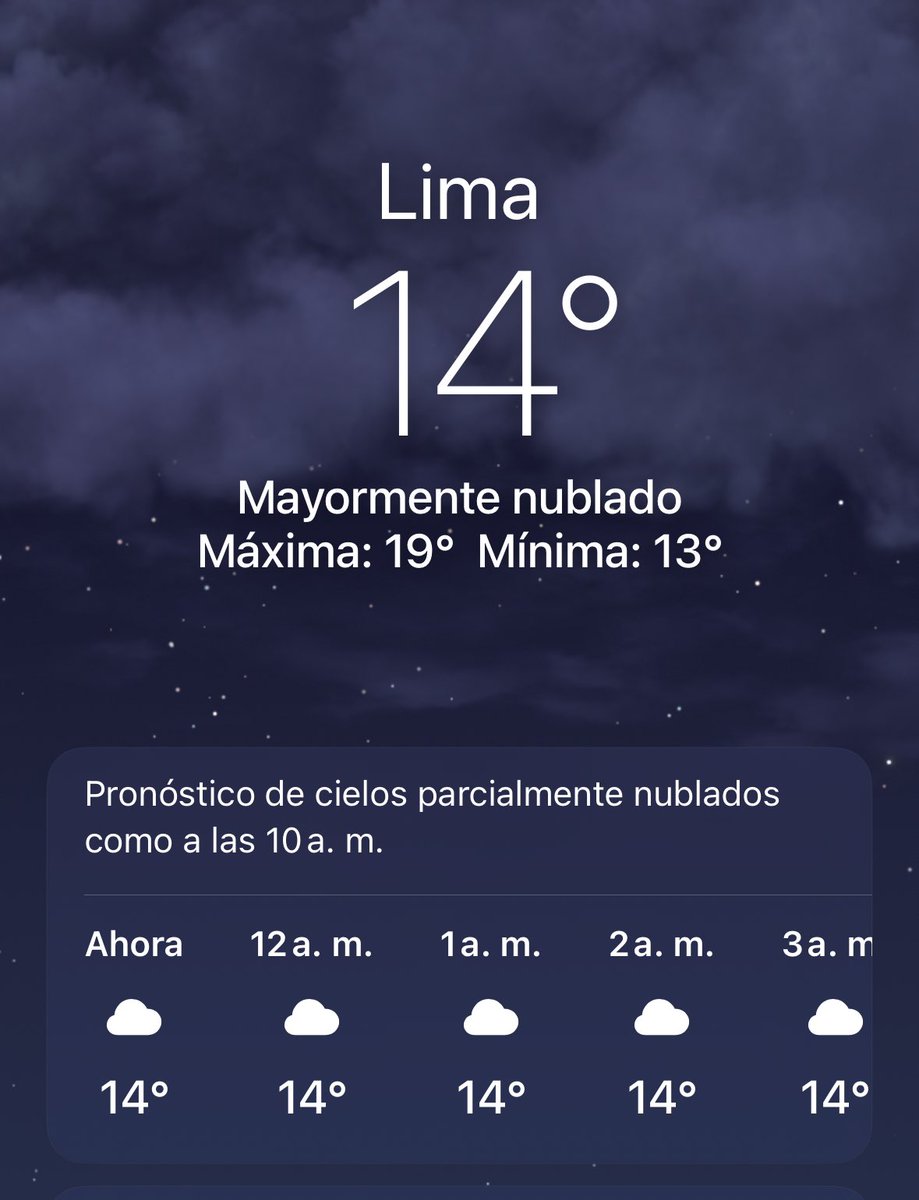 jericocarpiofe's tweet photo. No puede ser que estemos a 14 grados , siento que estoy en -2  🥲🥲 https://t.co/HOP7qtbl6J