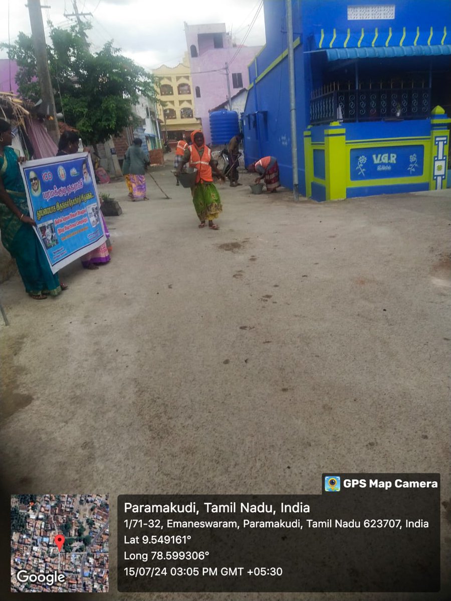 ParamakudiPmc's tweet photo. #SafaiApnaoBimaariBhagao 
#SwachhBharatGov 
#MoHUA_India 
#MoHFW_India 
#MAWSTamilNadu  @SbmMdu https://t.co/gwYIPHDCmG