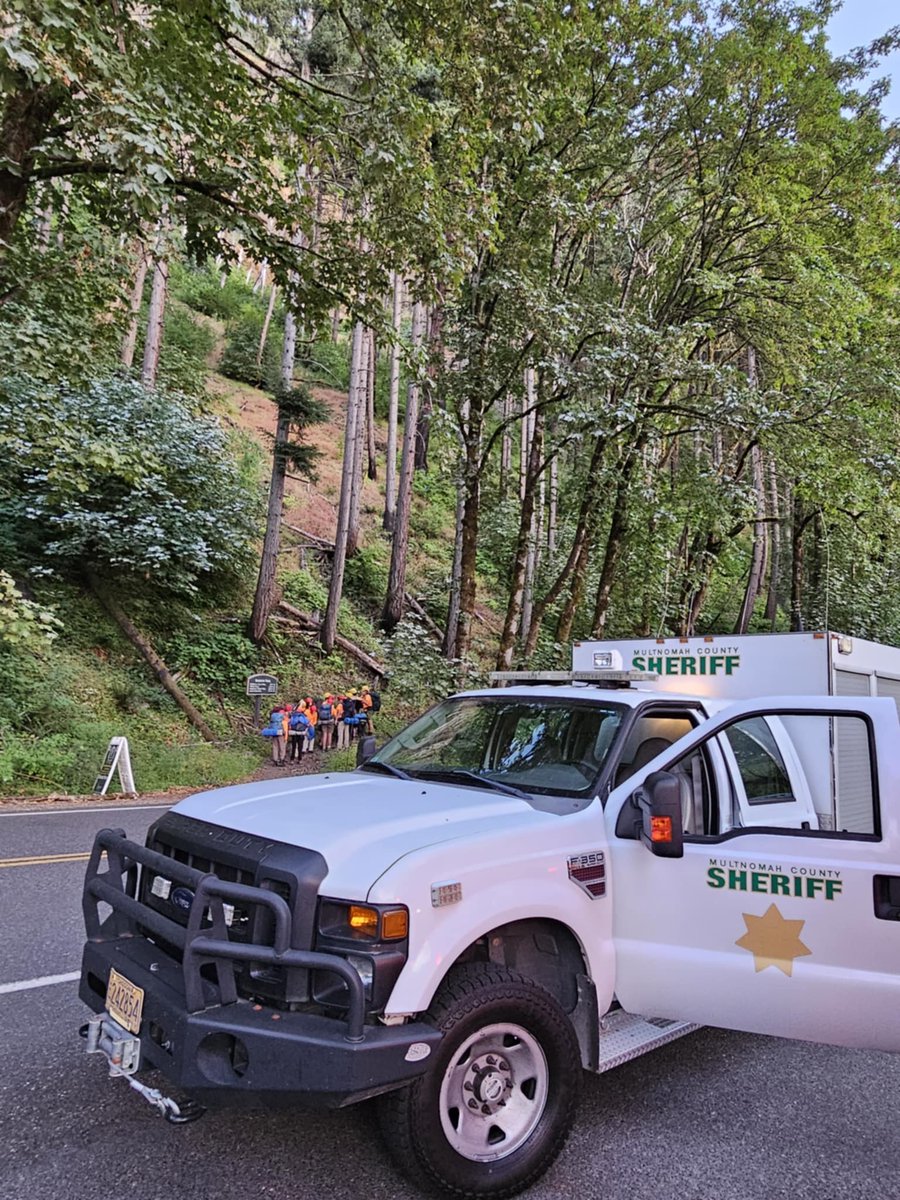 Teams have been on trail for multiple hours assisting an injured hiker out of the field