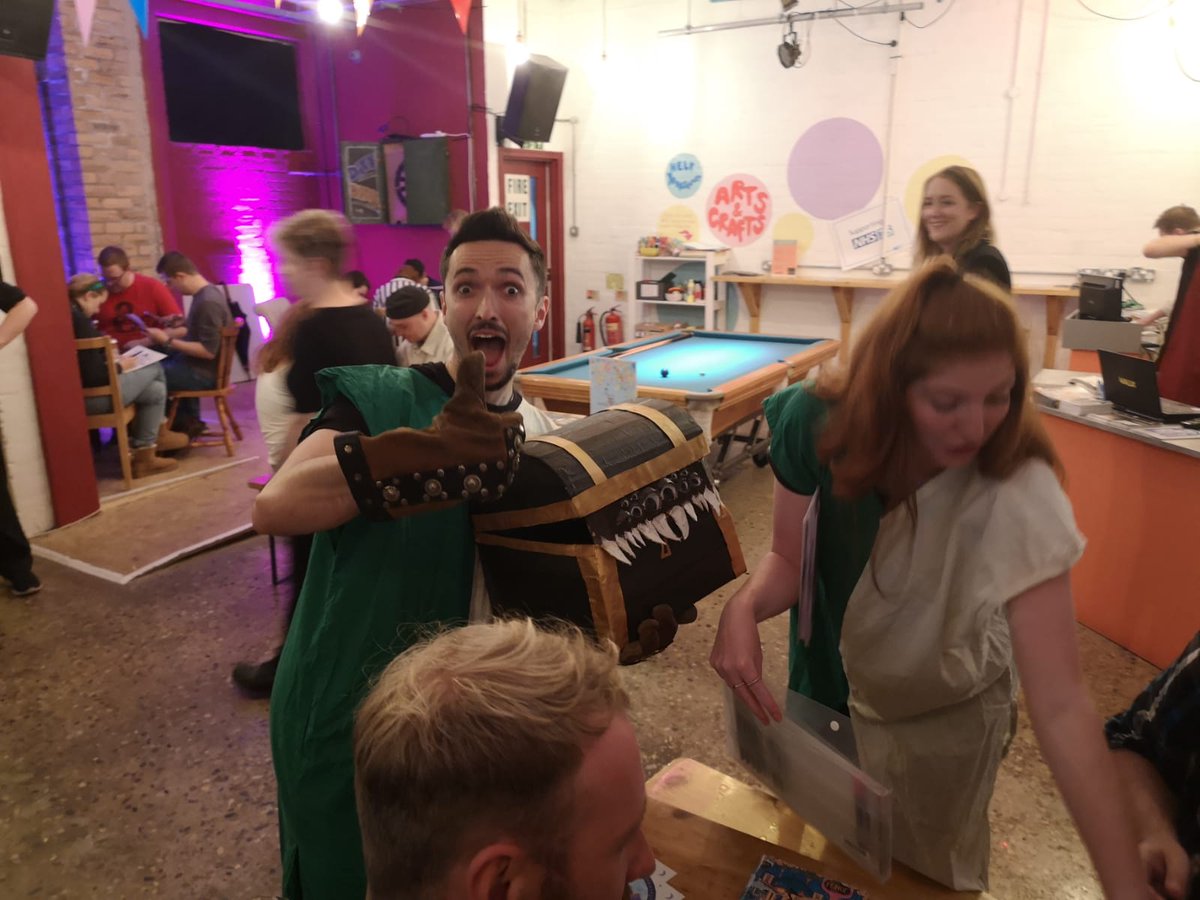 RollForShow's tweet image. This time last year, we played our debut performance at #newcastlefringefestival! Since then, we've made a 2 act version of our show The Wizard's Tower, had multiple sell out shows, and developed an amazing fanbase!
Here's to whatever comes next!
#rollforinitiativeshow