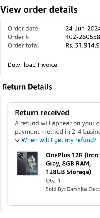 Priy__Pandey's tweet photo. 📢 @AmazonHelp  I ordered @oneplus 12R on June 24, 2024, and July 10, 2024, but both got canceled without notice. Customer care assured 100% delivery, but it didn't happen. Why this poor service from a reputed company? Resolve ASAP. #AmazonIndia @amazon https://t.co/RTtGNDegFf