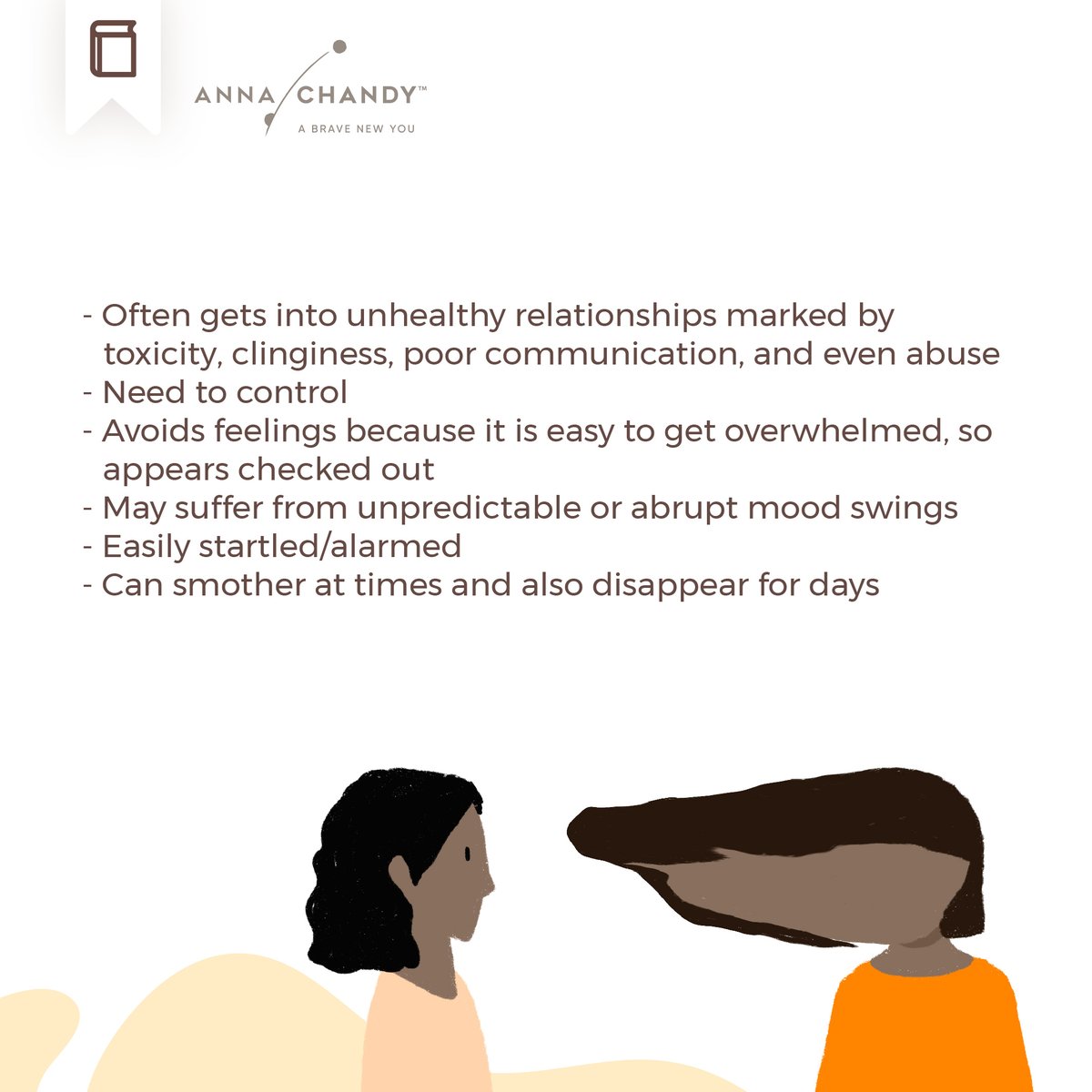 counselloranna's tweet image. Navigating fearful-avoidant attachment requires courage and self-compassion.

Acquire a clearer perspective by knowing all about the signs and struggles of fearful-avoidant attachment style.

#attachmentstyles #attachmenttheory #bravenewyou