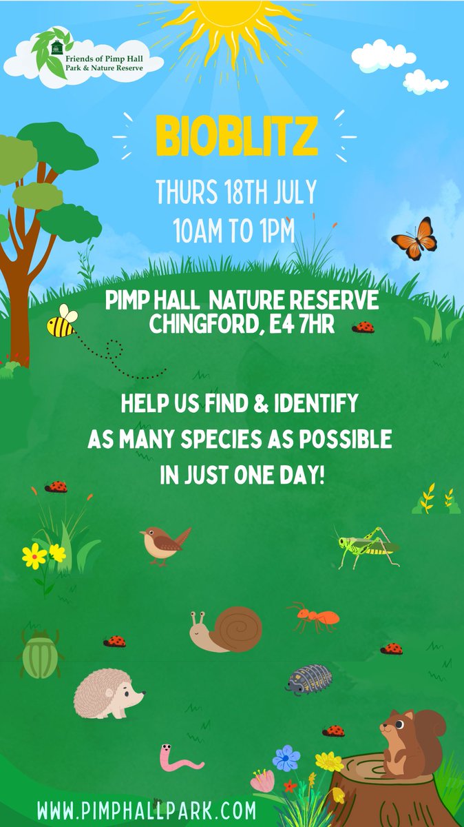 #BioBlitz #PimpHallNatureReserve