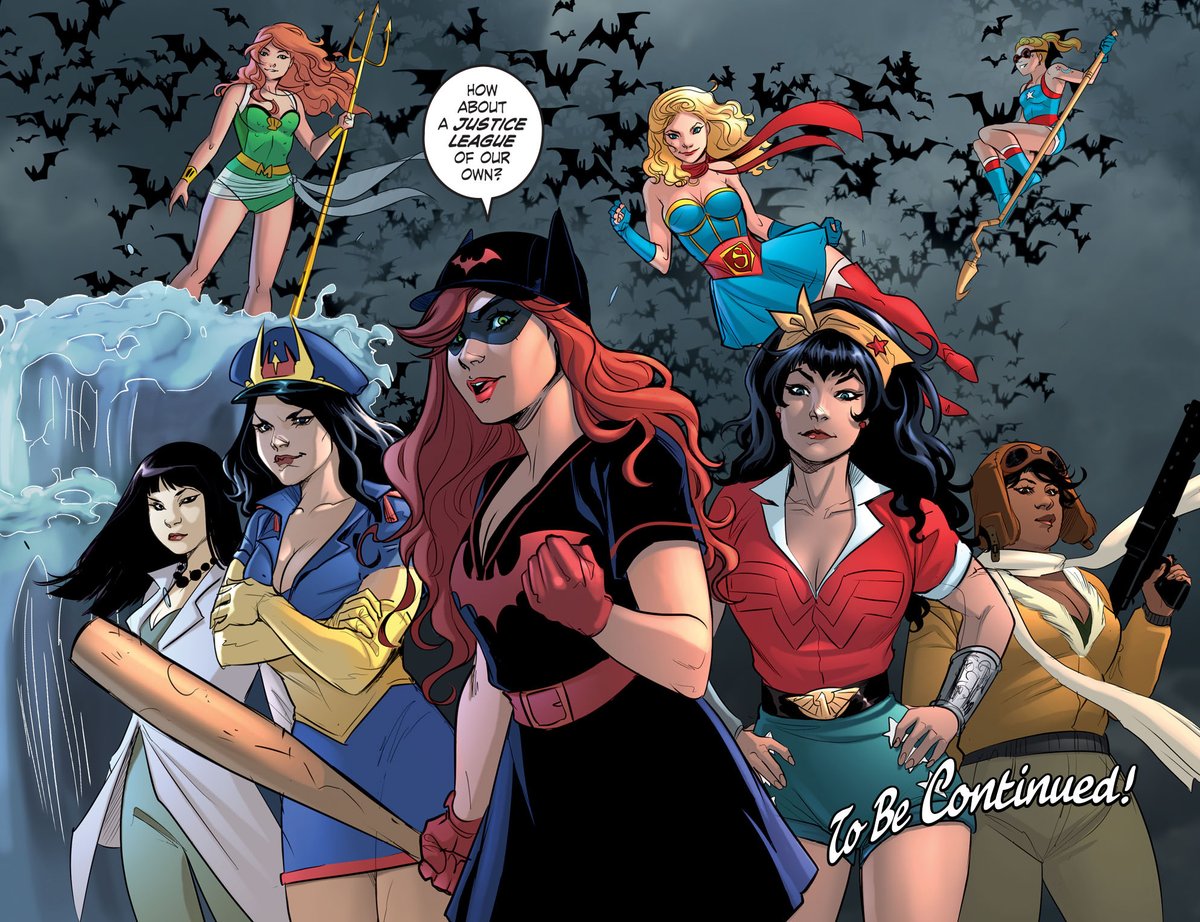 Jessvi20's tweet image. I love the reference and everything.
A league of their own 🤝 DC Bombshells ✨
#ALOTO
#DCBombshells