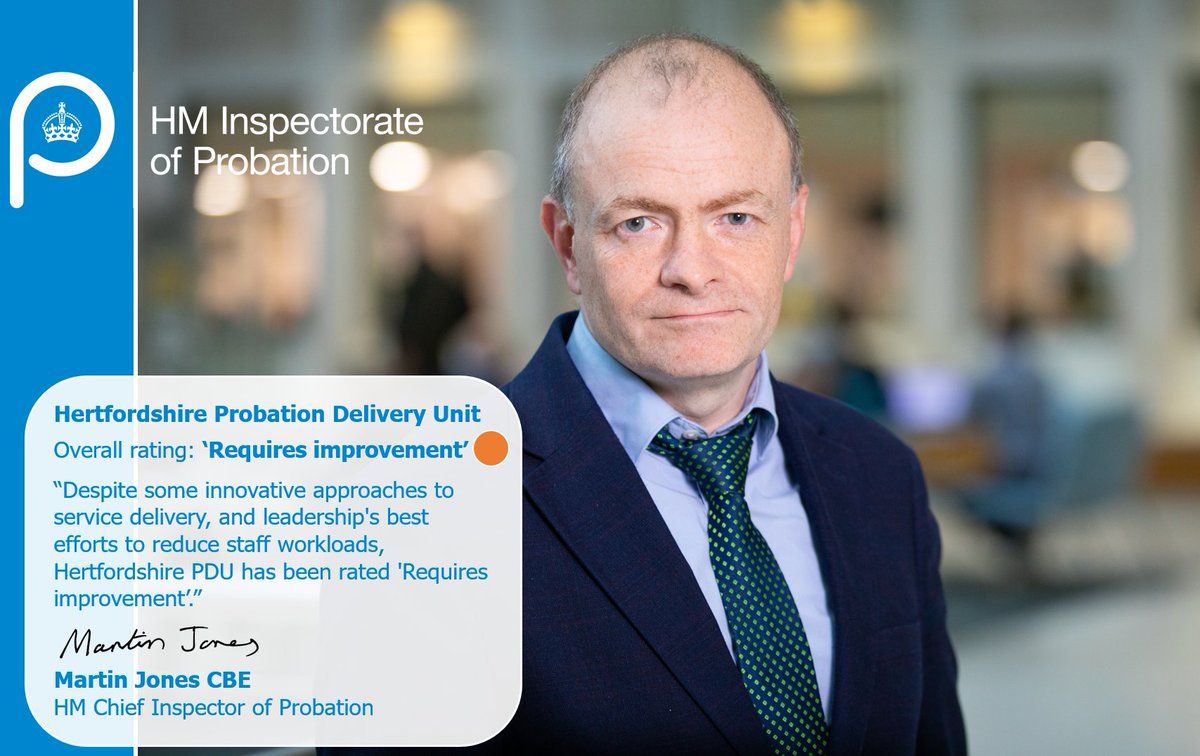 HM Inspectorate of Probation tweet media
