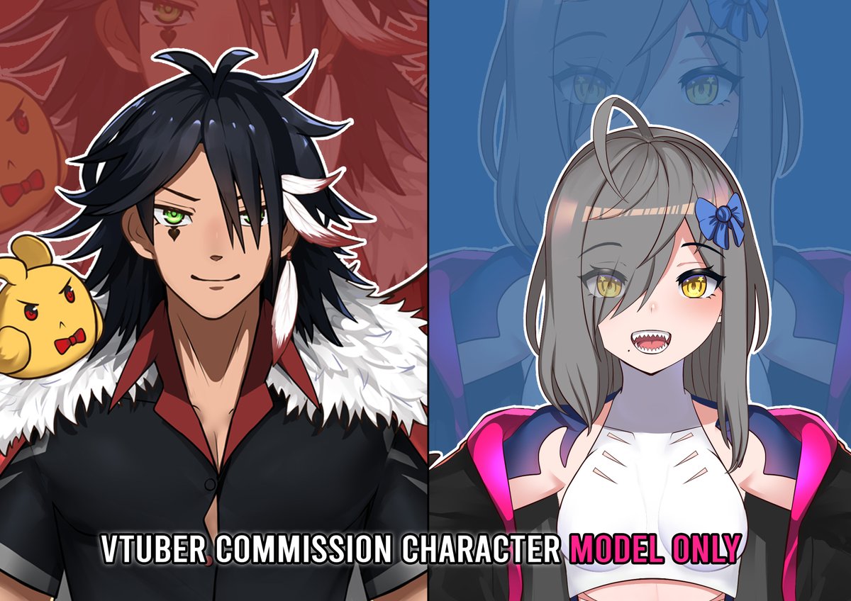 「Vtuber Character Model Commission.The pr」|Ero-P⚠️CF16 (soon) (Commission Open)のイラスト