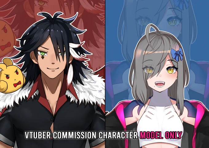 Vtuber Character Model Commission.The price Starts at 500 USD.For more Detail check out my    #VGenComm  #VGenOpen 