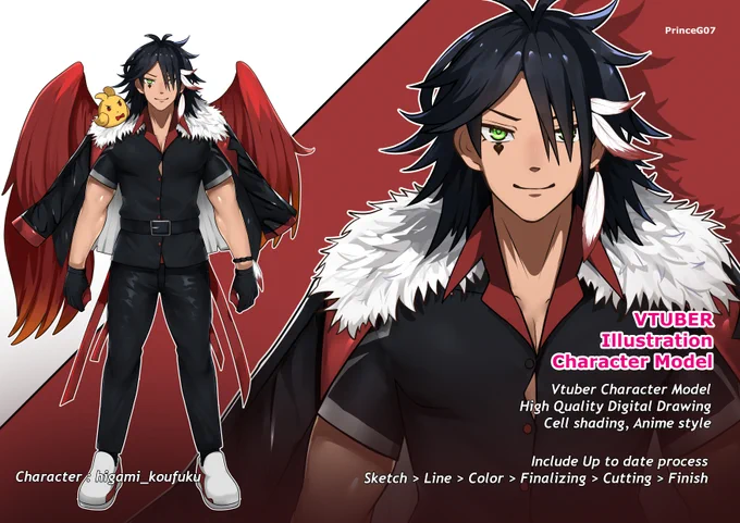 Vtuber Character Model Commission.The price Starts at 500 USD.For more Detail check out my    #VGenComm  #VGenOpen 