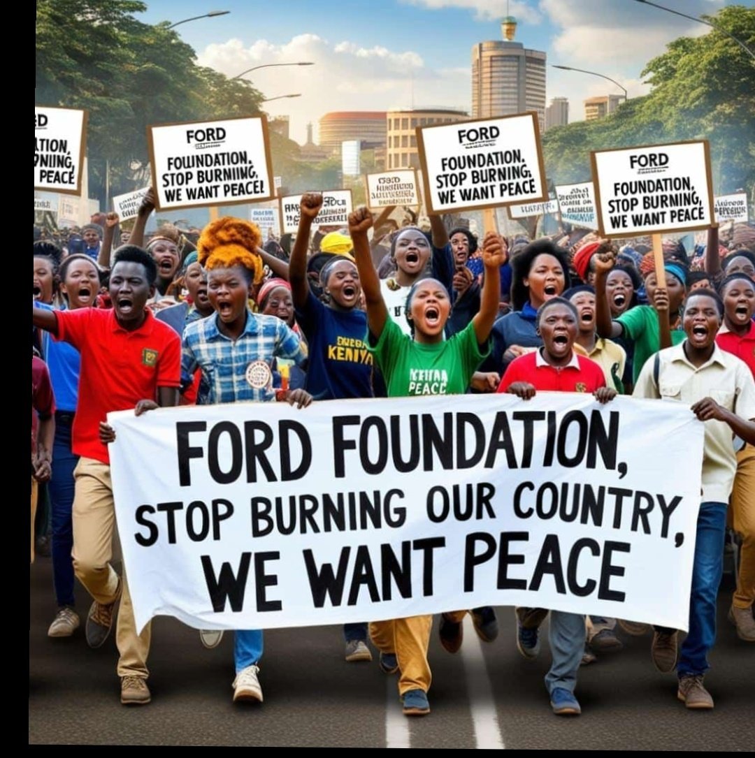 It's true that <a href="/FordFoundation/">Ford Foundation</a> gives grants and money to several civil organisations in Nairobi.

I know because some of them are run by my friends.

But some of those organisations are actually currently involved in the ongoing protests.

Ford Foundation even funds LSK.

FORD