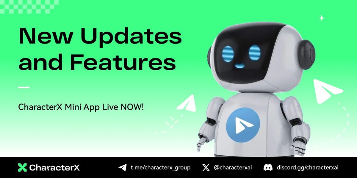 airdropinspect's tweet photo. New airdrop: CharacterX (CAI)
Total Reward: Free CAI tokens
Rate: ⭐️⭐️⭐️⭐️
Winners: For Everyone
Distribution: at TGE

Bot Airdrop Link: https://t.co/aBZypkHYK9

#Airdrop #Airdrops #Airdropinspector #CharacterX #CAI #TelegramBot #TelegramApp #MiniApp #TelegramAirdrop #TelegramGiveaway #NewAirdrop #BigAirdrop #Giveaways #WEB3 #Crypto #Blockchain #Bitcoin #BTC