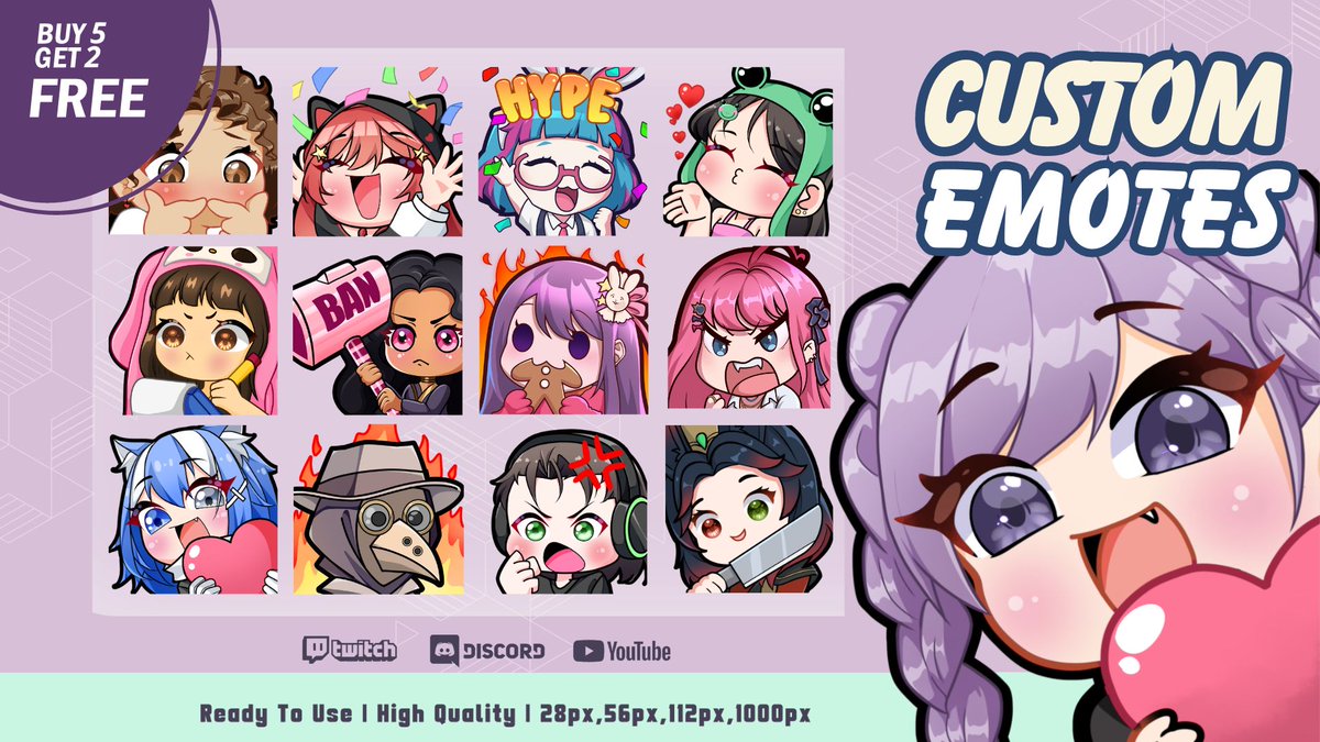 Hi ! This is Heymoy 🙌🏻
like and share is really helpfull i'm open commissions for chibi, emote, and PNGtuber especially on ETSY and FIVERR
Etsy : heymoy.etsy.com
Fiverr : fiverr.com/s/99NBlea

#artmoots #artwt #opencommission