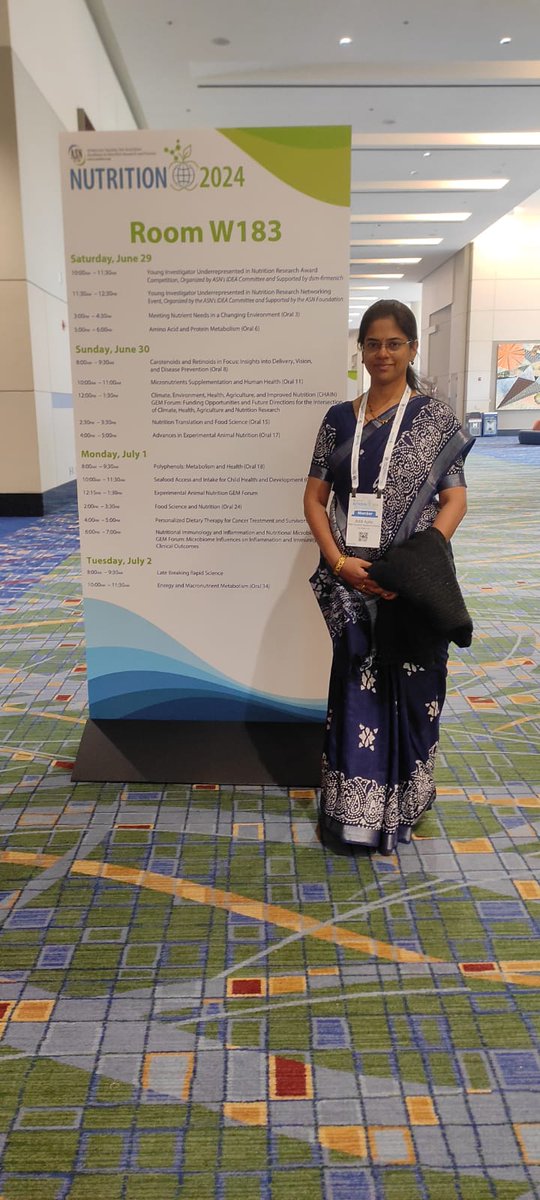 apte_aditi's tweet photo. Got opportunity to present our work related to Microbiota directed complementary food in moderate acute malnutriton at an oral presentation in Nutrition 2024 organised by American Society of Nutrition at Chicago [29 June to 2 July 2024]. https://t.co/RWGrn9TOkA