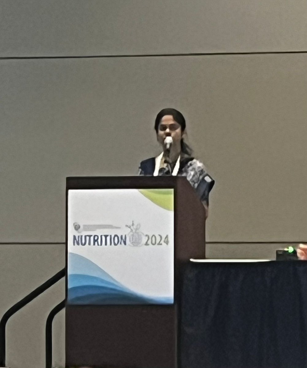 apte_aditi's tweet photo. Got opportunity to present our work related to Microbiota directed complementary food in moderate acute malnutriton at an oral presentation in Nutrition 2024 organised by American Society of Nutrition at Chicago [29 June to 2 July 2024]. https://t.co/RWGrn9TOkA