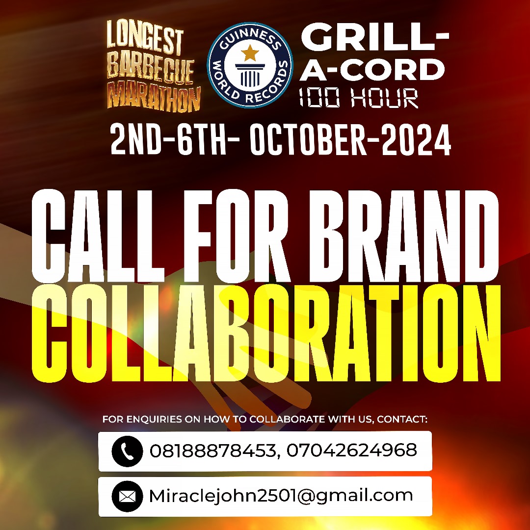arewaafoodqueen's tweet image. CALLING ALL SMALL &amp;amp; MEDIUM FOOD BRANDS!

We&apos;re excited to announce that we&apos;re attempting to break the Guinness World Record for the Longest Barbecue Marathon in October!