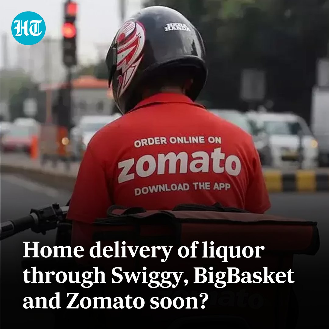 htTweets's tweet image. Platforms like #Swiggy, #BigBasket and #Zomato may soon deliver liquor starting with low-alcohol drinks such as beer, wine and liqueurs, it was reported. States like #NewDelhi, #Karnataka, #Haryana, #Punjab, #TamilNadu, #Goa and #Kerala are exploring pilot projects regarding the…