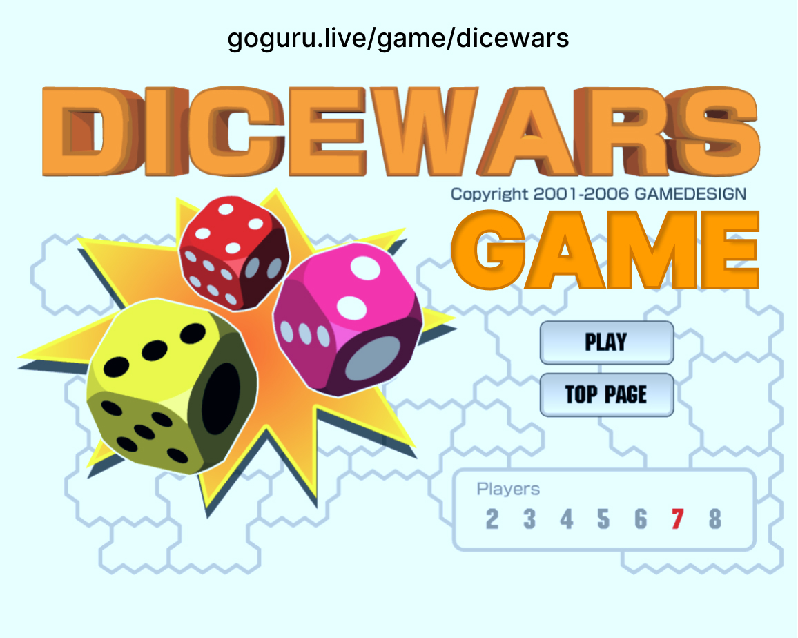 GoGuru996873's tweet photo. #DiceWarsConquest #StrategyGame #VirtualConquest #DiceRolls #EmpireBuilding #OnlineGaming #MultiplayerGame #BoardGame #TacticalStrategy 

https://t.co/sYKXE8nUop

Success in "DiceWars Conquest Game" hinges on strategic foresight and calculated risk-taking. Every decision https://t.co/1UhWrBUGiG