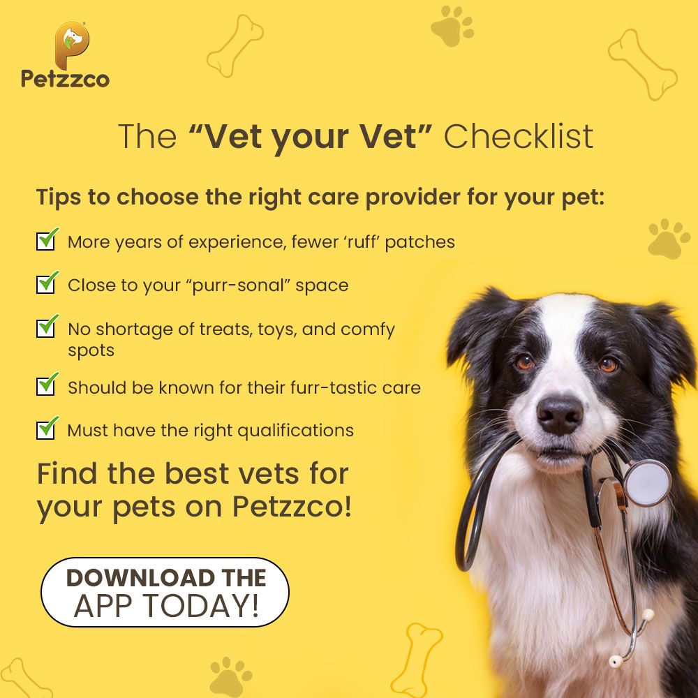 Petzzco's tweet photo. Find the perfect vet - your pet's best friend! 
Feeling overwhelmed? We can help! 
Use our checklist or Petzzco app to find a trusted vet. 

#Petzzco #PetCare #VetChecklist https://t.co/0mZa0jRTp9