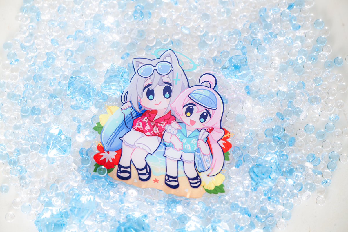 ホシノ(ブルーアーカイブ) ,ホシノ(ブルアカ)(水着) ,砂狼シロコ 