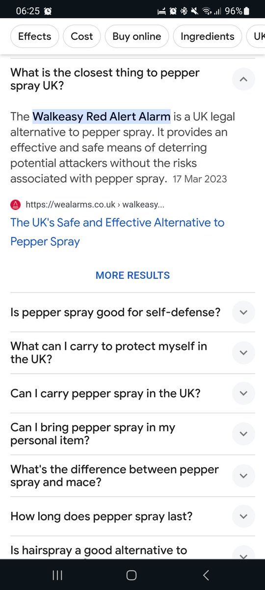 GeraldSearch's tweet photo. Seeing these slip ups more

UK search for 'Pepper Spray' shows US information appearing for something that's illegal to have in the UK... https://t.co/kOd9YVAQDq