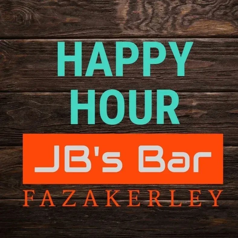 Looking for something to do today?

Why not pop into JB's Bar?

We have;

New, improved pool tables 
Full darts set up
Board games available 
Racing TV and Sky Sports Racing 

and not forgetting, our Happy Hour is from 12pm - 5pm!!

See you all soon!

Please share 👍