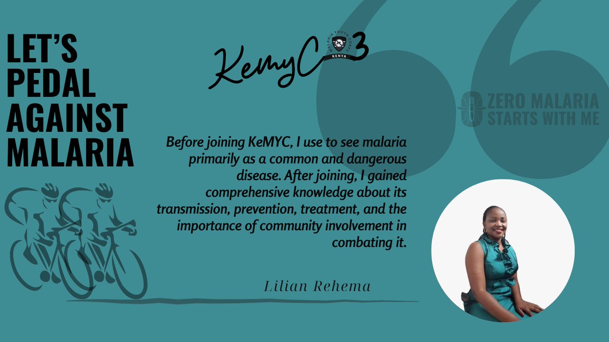 Lillianrehema's tweet photo. Join our campaign to eradicate malaria. Together, we can achieve a malaria-free future for everyone.
#PedalPower
#PedalAgainstMalaria
#PedalForHealth
#CycleForHealth
#Cycle4change
@MalariaYouthKE @Alma_2030 @malariacorps @DNMPKenya @EndMalariaKenya @MOH_Kenya @AMREFKenya https://t.co/sRUhdw2Aqf
