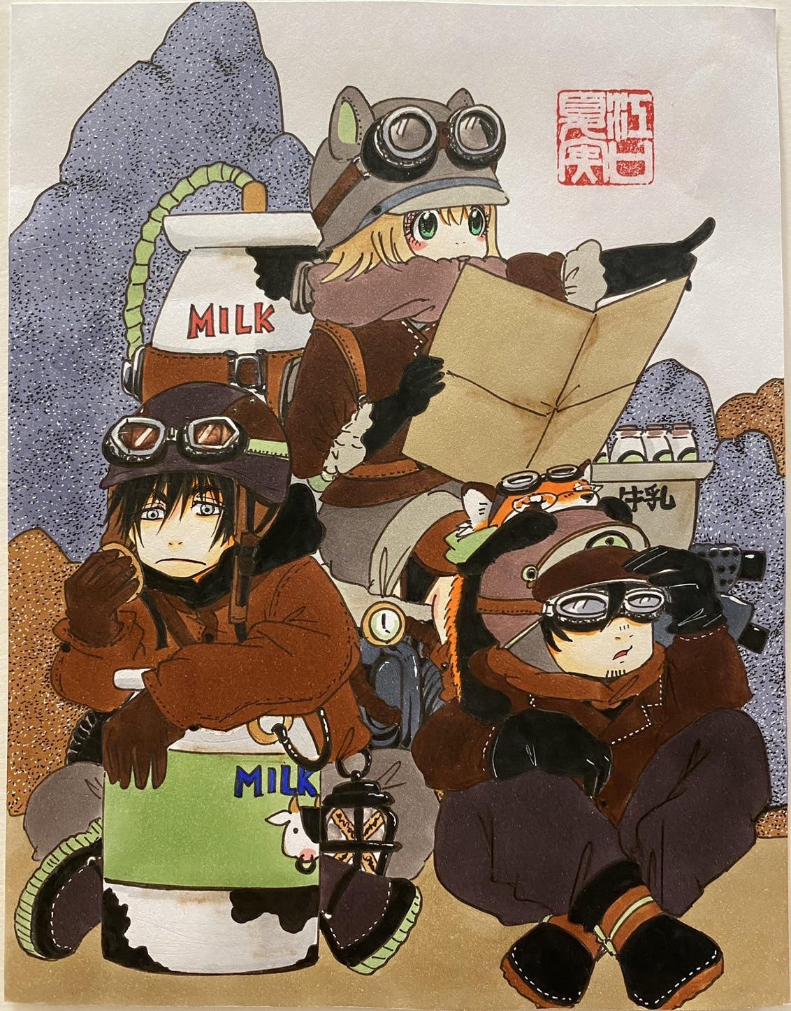 もじのすけさま専用(原画)月灯の森 ほか 2点おまとめ 出禁のモグラ」「鬼灯の冷徹」公式 on X:
