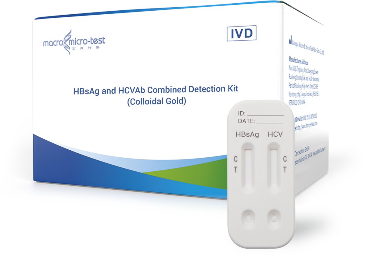 MacroMicroTest's tweet image. Every year, 1.3 million people lose their lives to hepatitis.
HBsAg and HCV Ab Combined Detection Kit (Colloidal Gold), simultaneous combo detection of the 2 most common fatal hepatitis virus in one rapid test.
Product inquiry: sales@mmtest.com