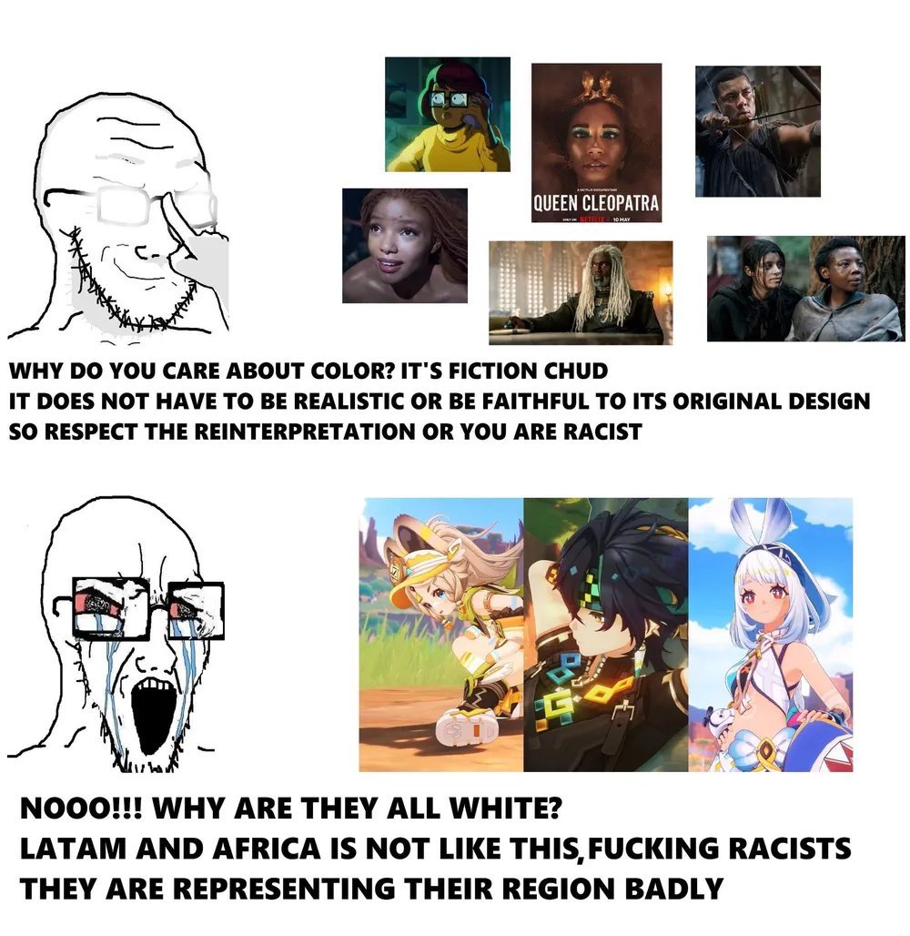 Grummz's tweet photo. The Genshin Impact meltdown in a nutshell. https://t.co/QBprD5lFPC