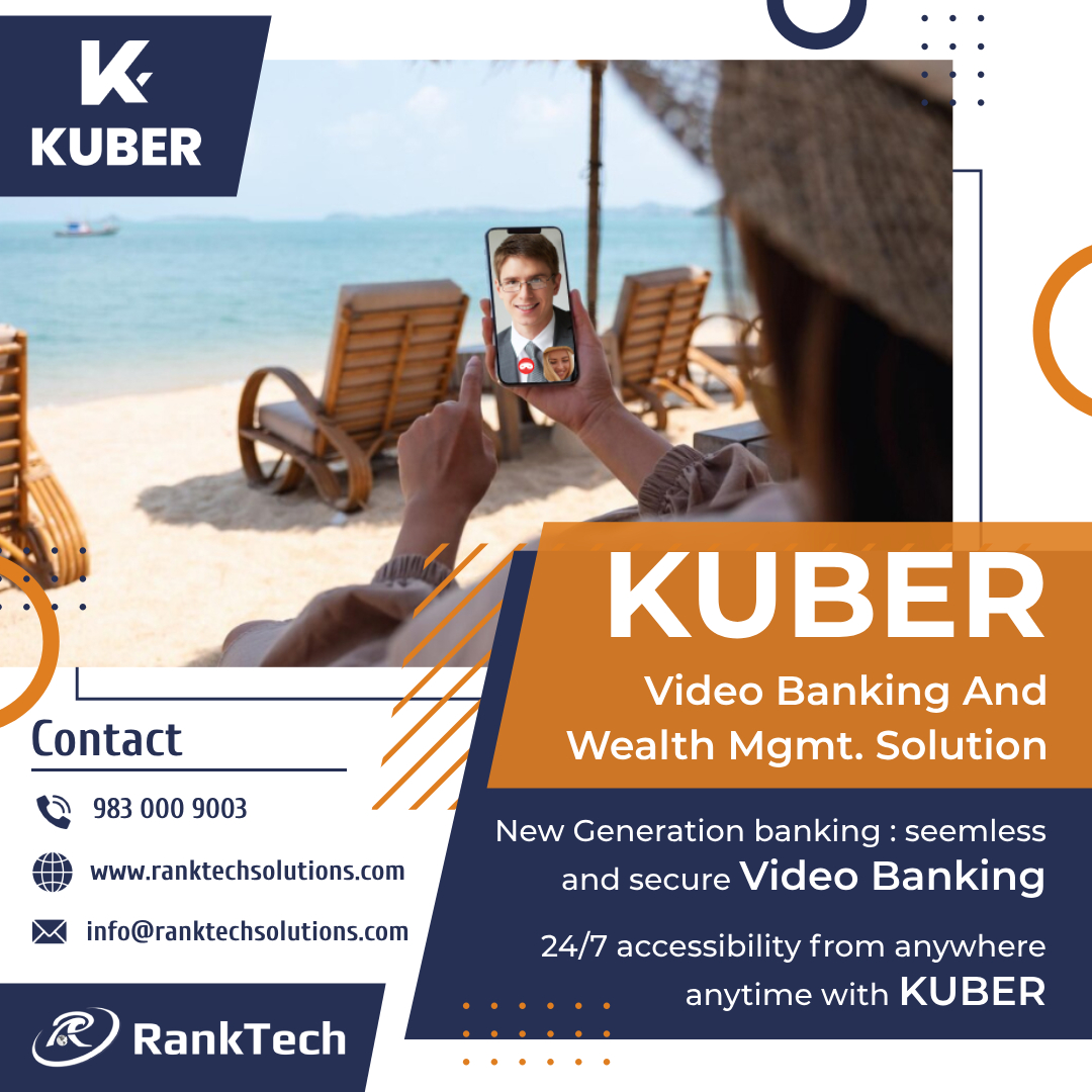 ranktechsol's tweet photo. Experience the future of banking with Kuber! 🌐💼 Connect with customers via secure video calls anytime, anywhere. Discover convenience and security like never before. #KuberBanking #VideoBanking #FintechInnovation #SecureBanking #BankingReimagined https://t.co/RikewXw1H3
