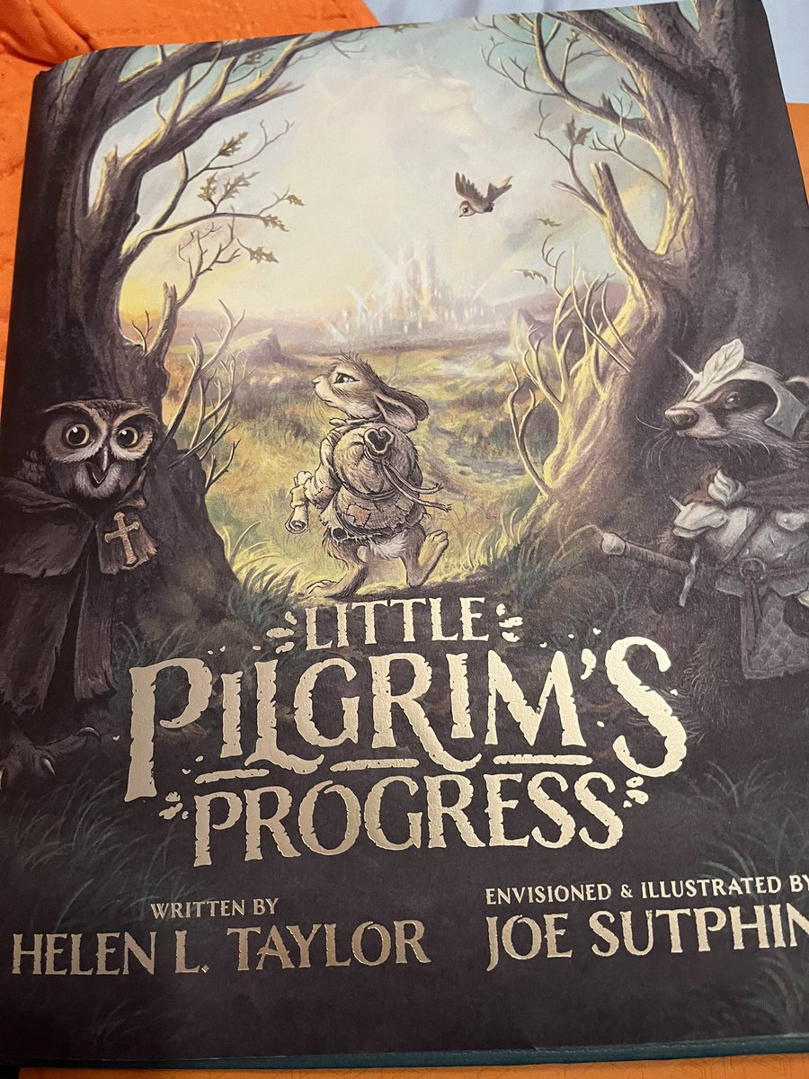 johnmarkclifton's tweet photo. I was battling a season of depression when tonight I read from this book to 4 of my grandchildren. As read this passage my burden fell and the darkness dispelled instantly. Never experienced such a quick and total release.  -  my king can take this burden.  #pilgrimsprogress https://t.co/7noXuIba8S