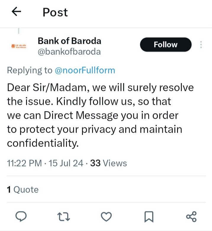 noorFullform's tweet photo. See proof !!!! @bankofbaroda https://t.co/4BBheZ8CXT