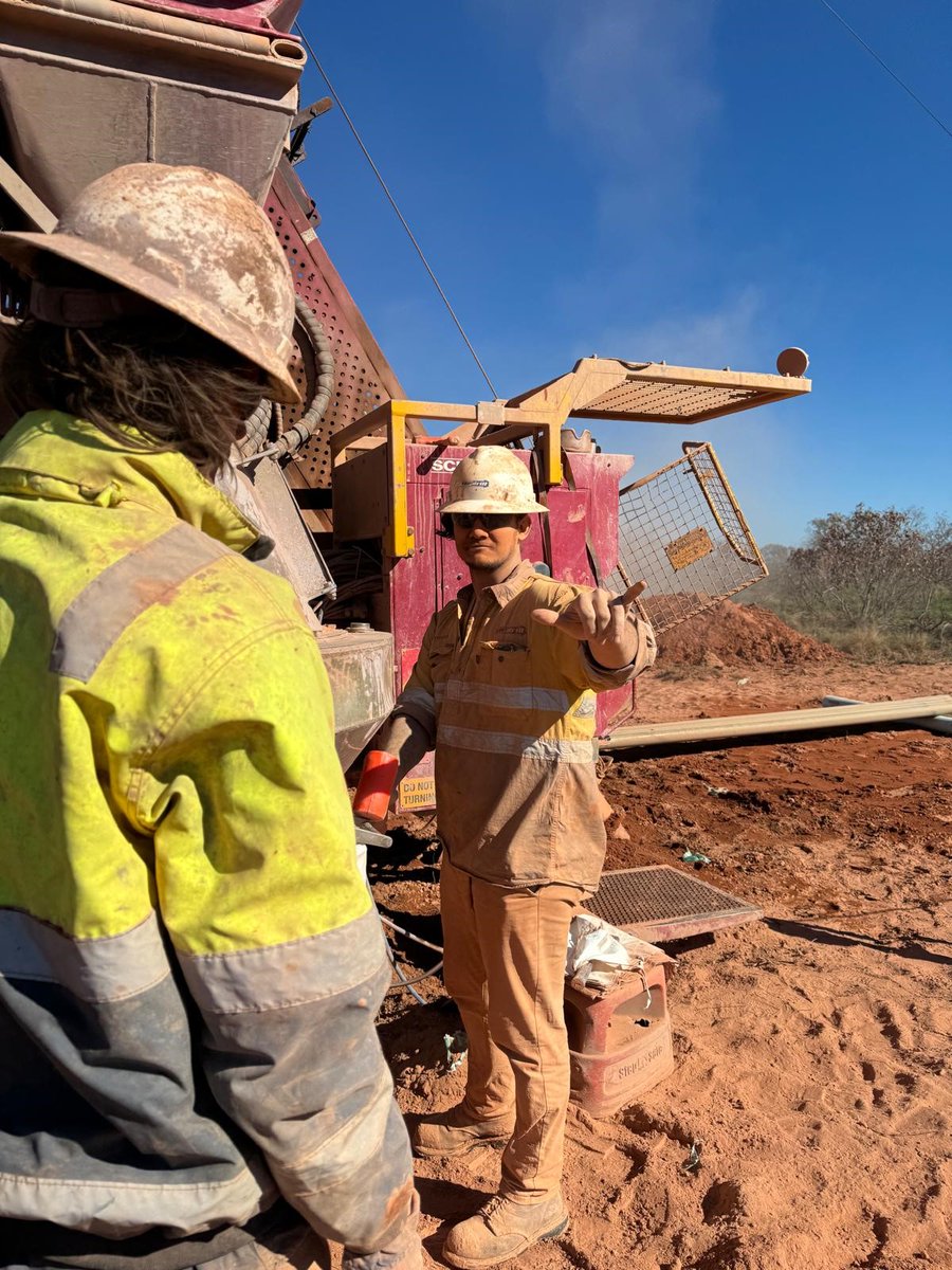 The first phase of $TMS two-stage #drilling program is nearing completion. It's been long days for this hard working team at the Bluebird #Copper-#Gold Discovery in the Northern Territory.
