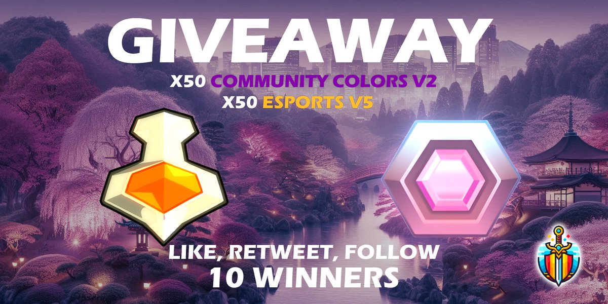 IntihallaCodes's tweet photo. 🔥 100 COLORS GIVEAWAY 🔥

To Enter:  
1) Like this post  
2) Retweet this post
 3) Follow

⭐Ends 22/07
@IntihallaCodes #Brawlhalla #BrawlhallaGiveaway https://t.co/zPFEt3GDS4