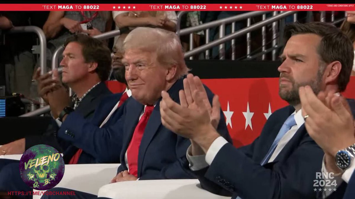 LadyAfro17's tweet photo. 16 luglio 2024, Stati Uniti
TRUMP È APPARSO ALLA CONVENTION REPUBBLICANA IN COMPAGNIA DI VANCE E CARLSON
L'ex #presidente americano #Donald_Trump era presente al #congresso del #Partito_repubblicano americano in compagnia del suo compagno di corsa alle #elezioni, il senatore dell' #Ohio #J_D_Vance e #Tucker_Carlson.
#16luglio #USA #Trump
#DonaldTrump #JDVance
#AmericaNews #GOP
#Elections2024 #Presidenziali2024
https://t.co/0dYCfKyVbI