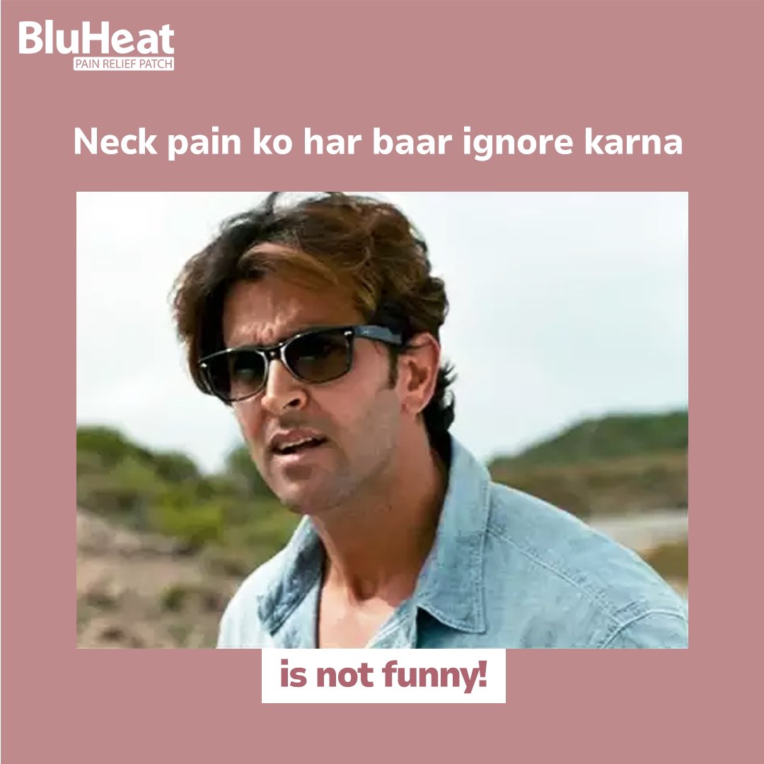 BluheatPatch's tweet image. Neck pain ko endure karna is never funny! Problem ko jadd se hatao BluHeat Patch lagao for instant pain relief and 4+ hours of natural heat therapy.

#NeckPain #ReliefPatch #NeckPainPatch #HeatTherapy #PainFree #ShoulderPatch #Meme #ZNMD