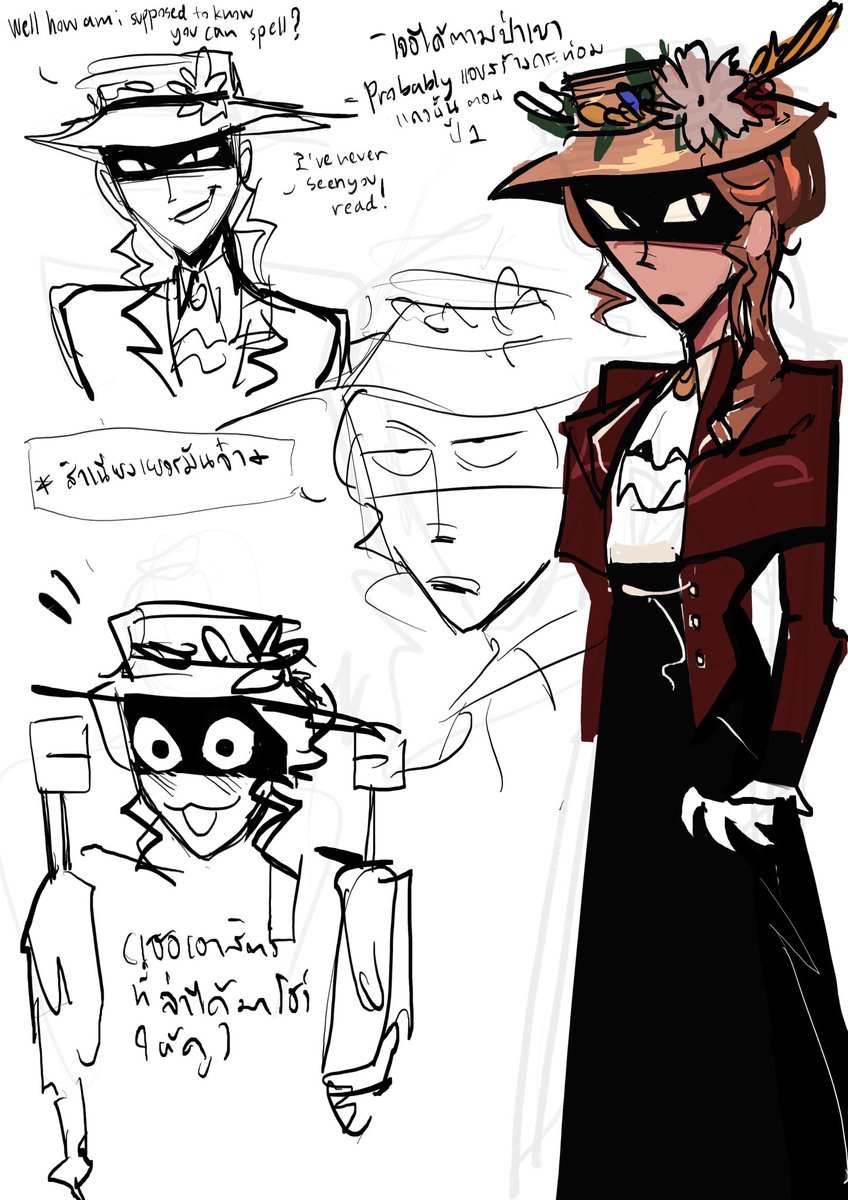 ToB3_Jester's tweet photo. (เริ่มติดวาดเทองี้แล้ว ร้าาาาาเพเนโลพี!!!) https://t.co/NMSMespJOU