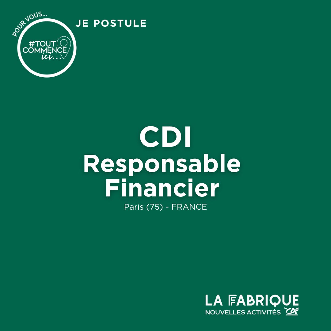 Credit_Agricole's tweet photo. Vous souhaitez inventer la banque universelle de demain ? 🚀

L’écosystème @lafabriquebyca* recrute ! Rejoignez nos équipes et contribuez à l’essor de nos #fintechs 👉 https://t.co/rvVOWgCceC 

*Notre startup studio qui crée et développe des startups innovantes. https://t.co/UoVni76o0I
