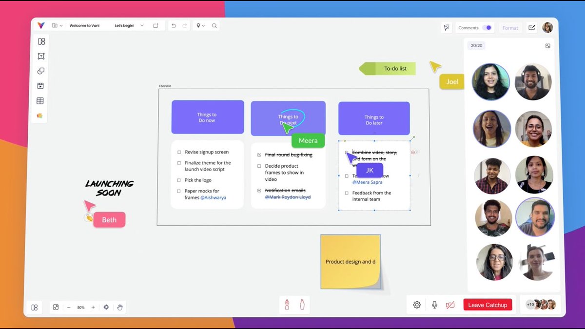 webworktoolsltd's tweet image. Vani helps creative teams to develop plans, collate content into appealing visual designs and interact right there - on the canvas. Teams can also host video calls inside the canvas.

Watch this video: zurl.co/WyUJ  then visit zurl.co/SYAu to Sign Up Today!