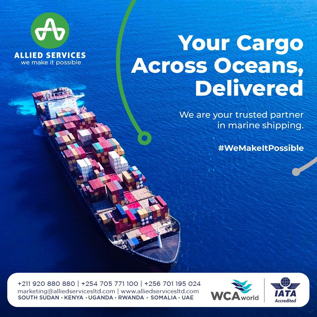 Allied_EAfrica's tweet photo. Experience peace of mind with our reliable marine freight solutions.
We ensure your cargo moves efficiently and arrives safely at its destination
Get a free quote today- https://t.co/XGHHLKCrl7
#AlliedServices #WeMakeItPossible #Shipping #Logistics #Transport #Freight #Cargo https://t.co/jZrhfFnPFE