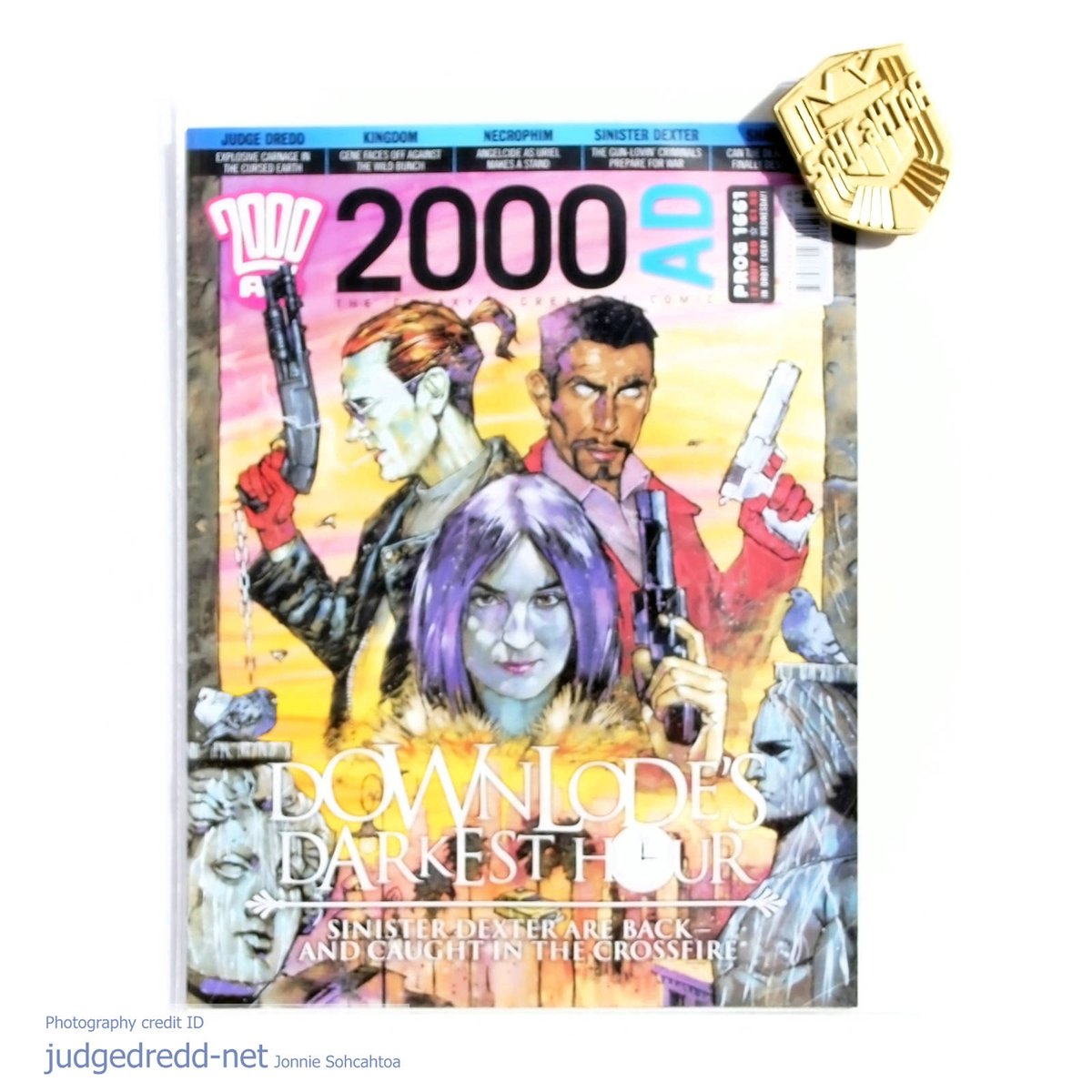 JudgeDredd_Net's tweet image. 2000AD Comic Cover of the Day Prog 1661
 Unofficial Fun
 Old 2000AD Comics 2000ad.sale/comics 
 Etsy 2000ad.sale/etsy
 
 Fans judgedredd.net   #2000ad #judgedredd #comics