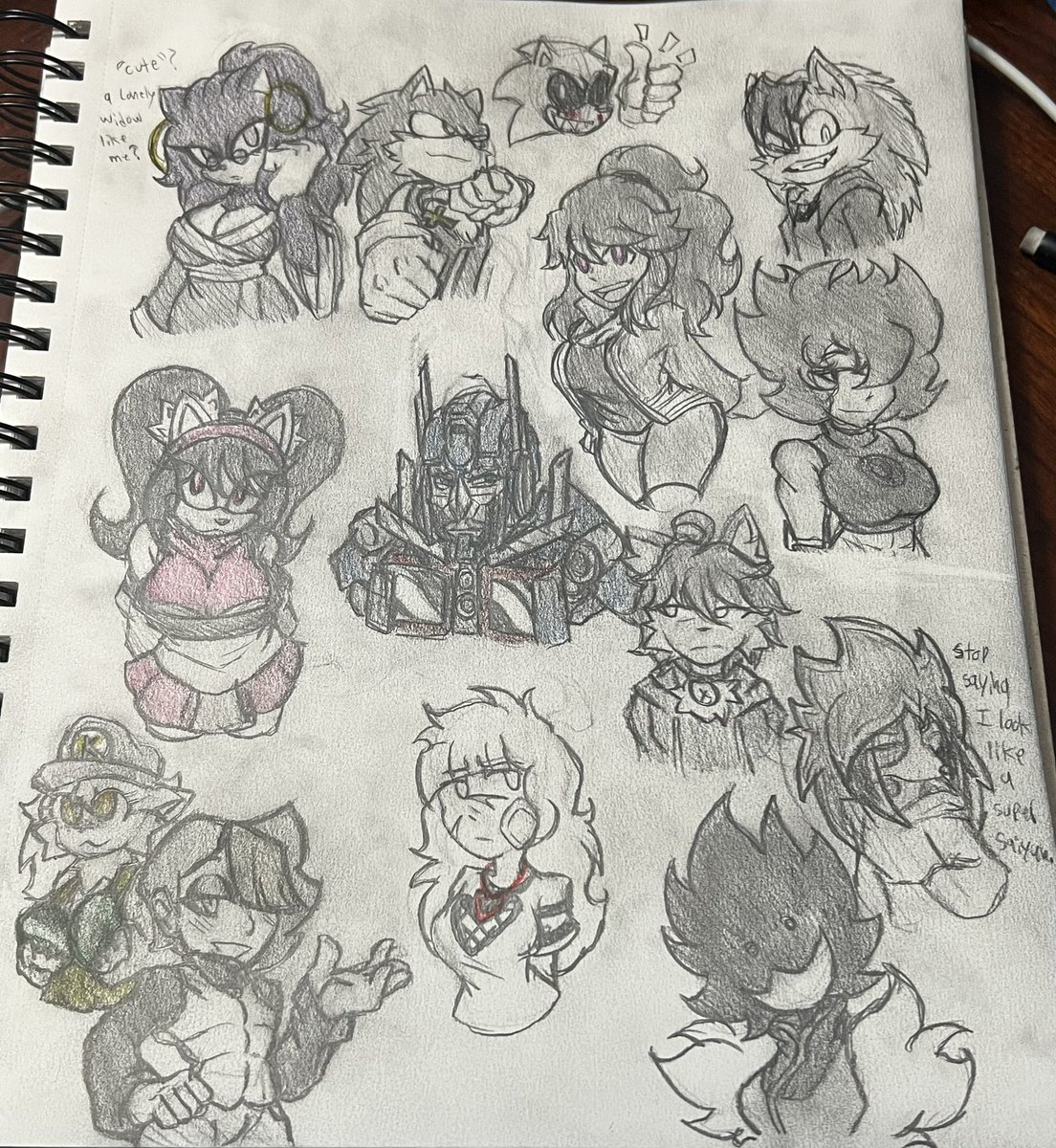 ALRIGHT, HERE IT IS

I’ll post the full pages here, and in the thread will be close ups of the pages, tagging everyone at the END to avoid annoyances

As a little extra bonus this time, I even added some light color

Thank you for 2.7K and I hope you enjoy!

#oc #traditionalart