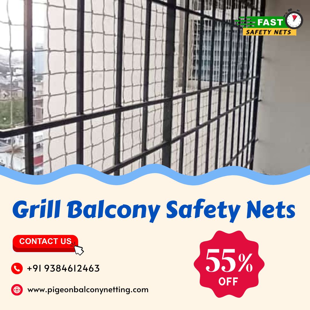 Fastnetschennai's tweet image. Ensure safety with Grill Balcony Safety Nets from Fast Safety Nets Chennai. Perfect for areas like Adyar, T. Nagar, and Velachery. Keep your loved ones safe from falls and enjoy peace of mind. Contact us now! #SafetyNets #ChennaiSafety #BalconyProtection pigeonbalconynetting.com/grill-balcony-…