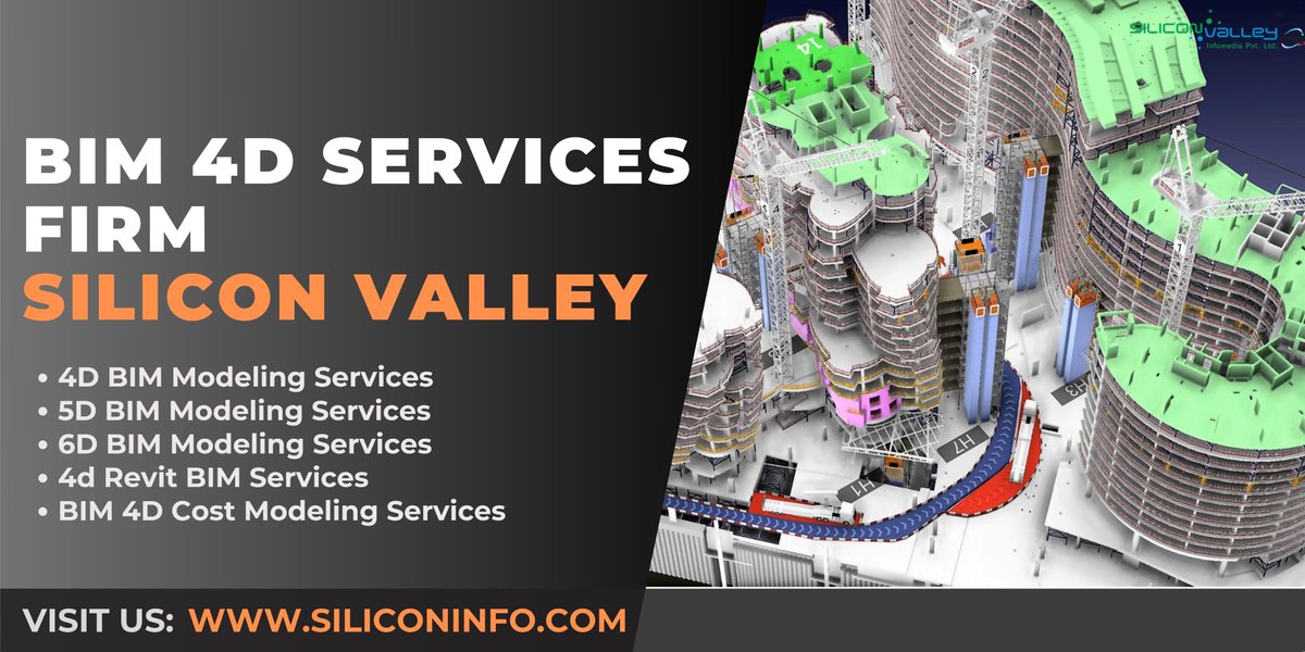 silicon_ltd's tweet photo. Silicon Valley Infomedia offers a wide range of 4D BIM Services, 4D BIM Modeling Services, and 5D and 6D BIM Services, providing essential tools for analysis of sustainable energy and maintenance planning. #4DBIMModeling #4DBIMServices
🌏 https://t.co/uRyRstG5Eh https://t.co/AFlRScLzV1