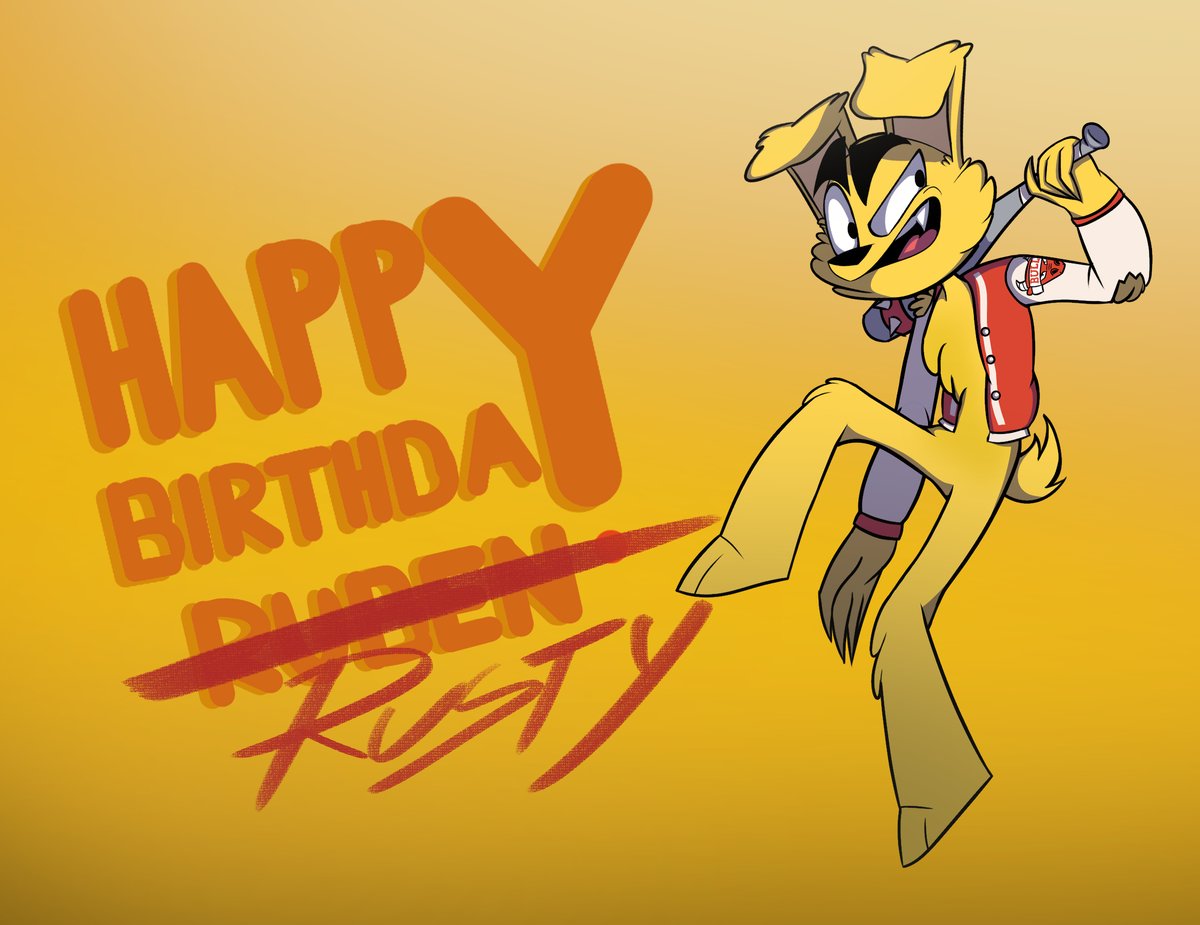 MehmanH45005583's tweet photo. Today is Rusty's Birthday and for honor of this i made art and short animation, based on this art :3!
#zoophobia #zoophobiacomic #zoophobiarusty https://t.co/Yc5WfgyRvR