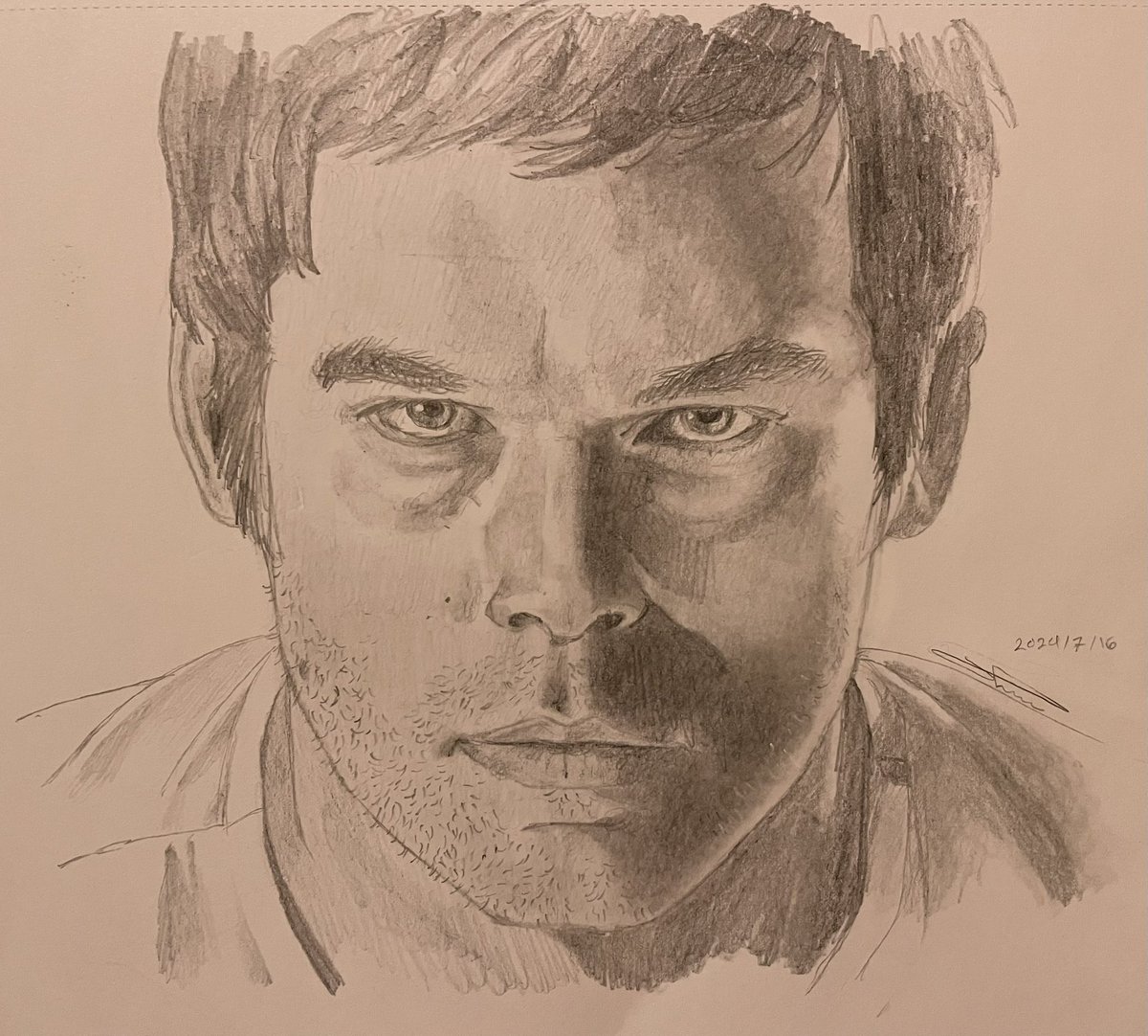 stockphyll's tweet image. Okay I’m done annoying everybody about this drawing now. Here you go

#DexterMorgan #Dexter #MichaelCHall